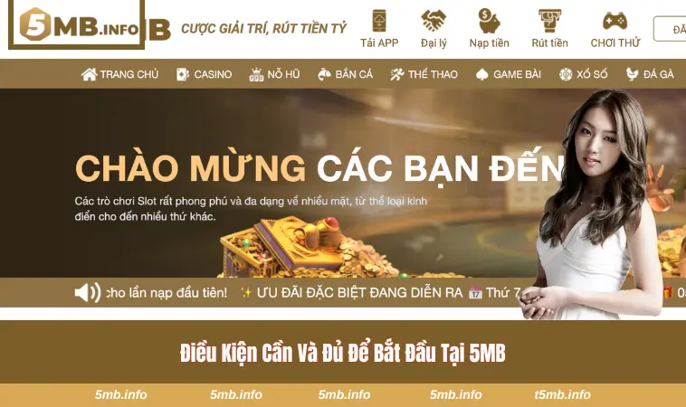 Điều kiện cần và đủ để bắt đầu chơi game 
