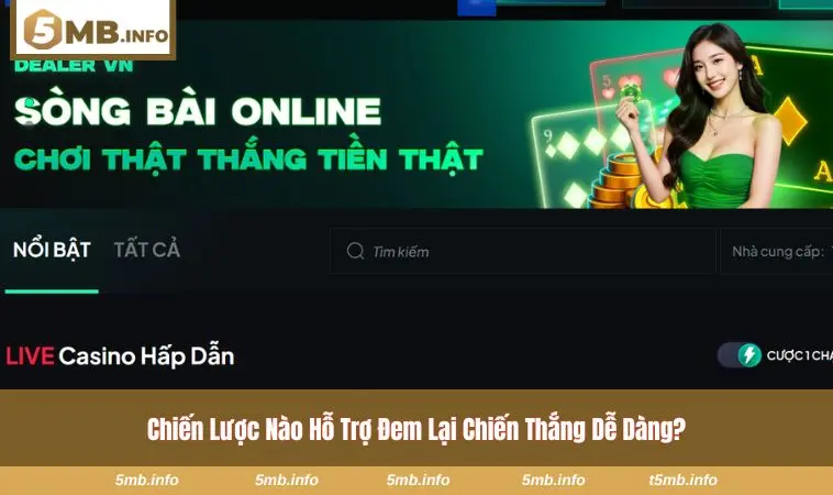 Người chơi áp dụng chiến thuật thông minh tại bàn cược