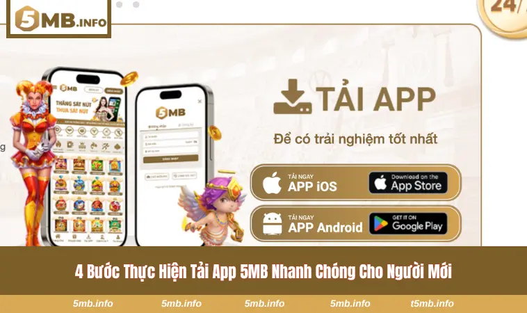 4 thao tác cơ bản để tải ứng dụng 5MB về máy