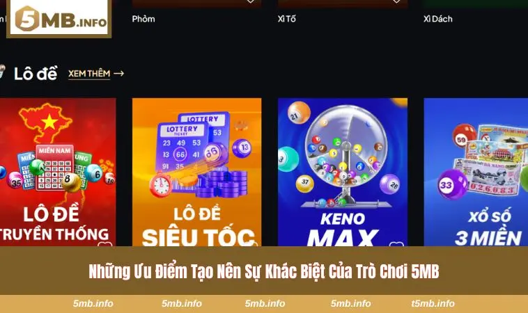 Trò chơi 5MB 1 Trải nghiệm trò chơi online thú vị trên nền tảng 5MB